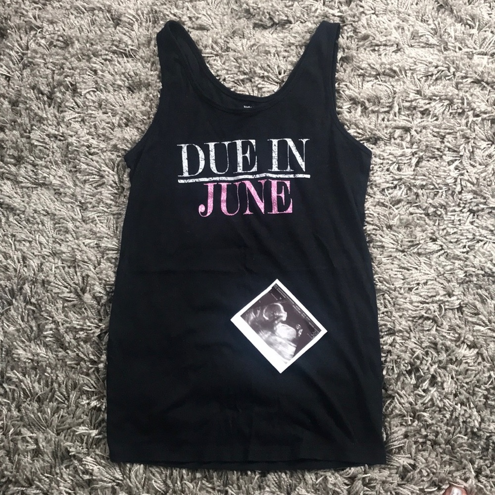 Maternity due in June tank